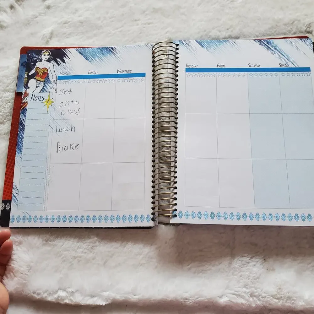 Wonder Woman DC Comics Organizer Planner Set